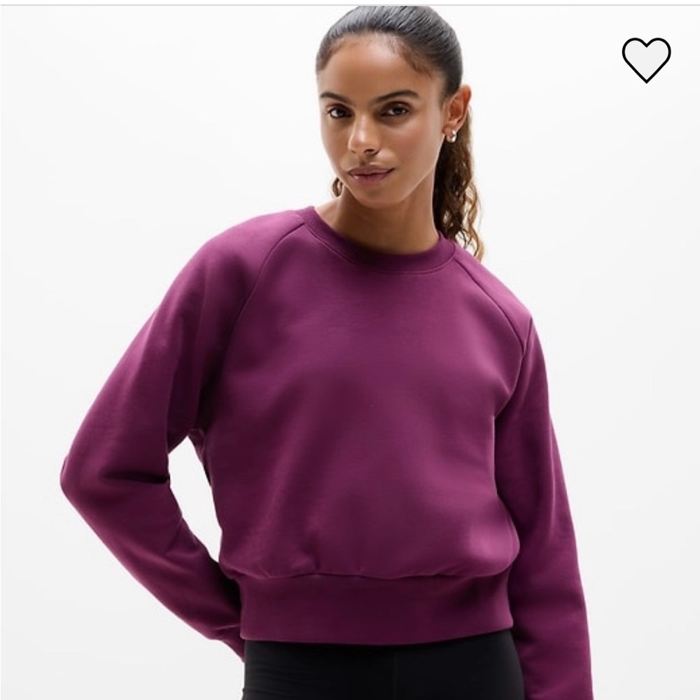 Athletha forever fleece Purple Crewneck Sweatshirt